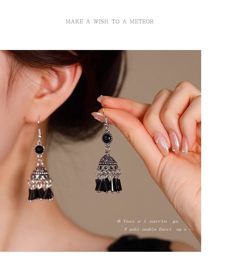 Earring Dangle Gemstone Beaded