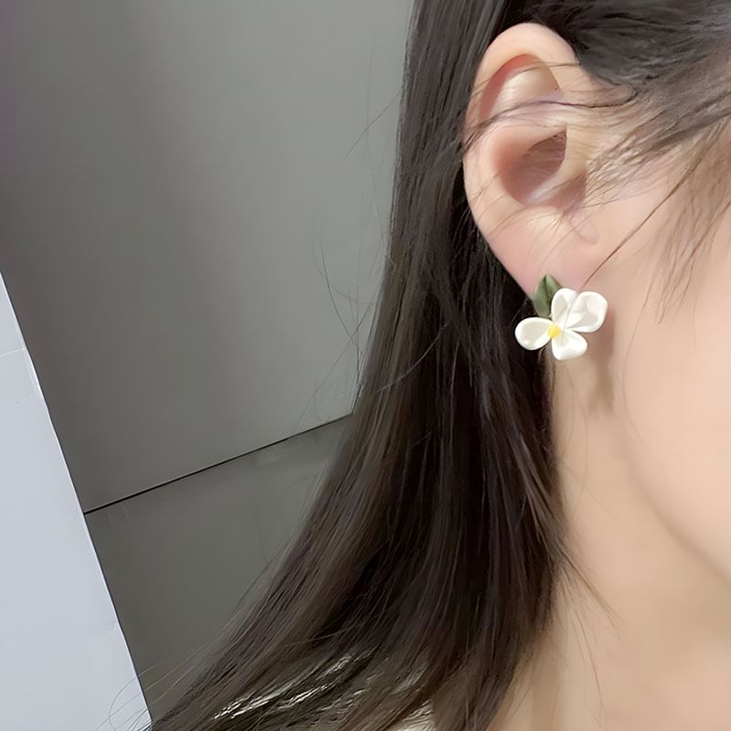 Stud Cuff Ear Designs) Floral Alloy Earring (Various /