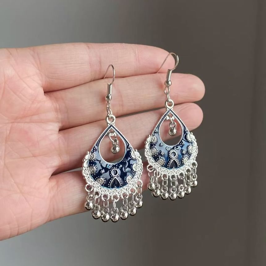 Fringed Chandelier Earring Alloy