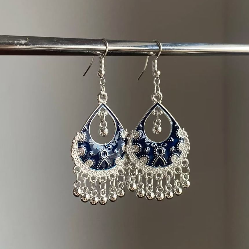 Fringed Chandelier Earring Alloy