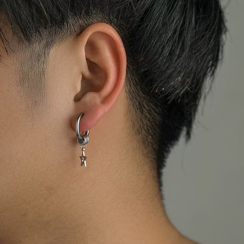Star Alloy Earring Drop