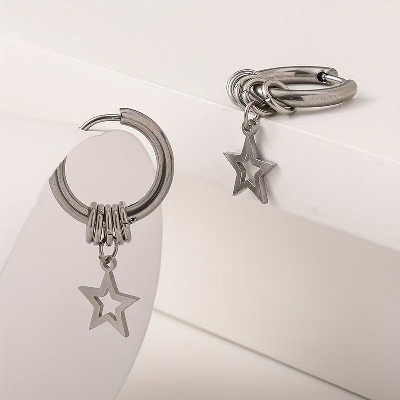 Star Alloy Earring Drop