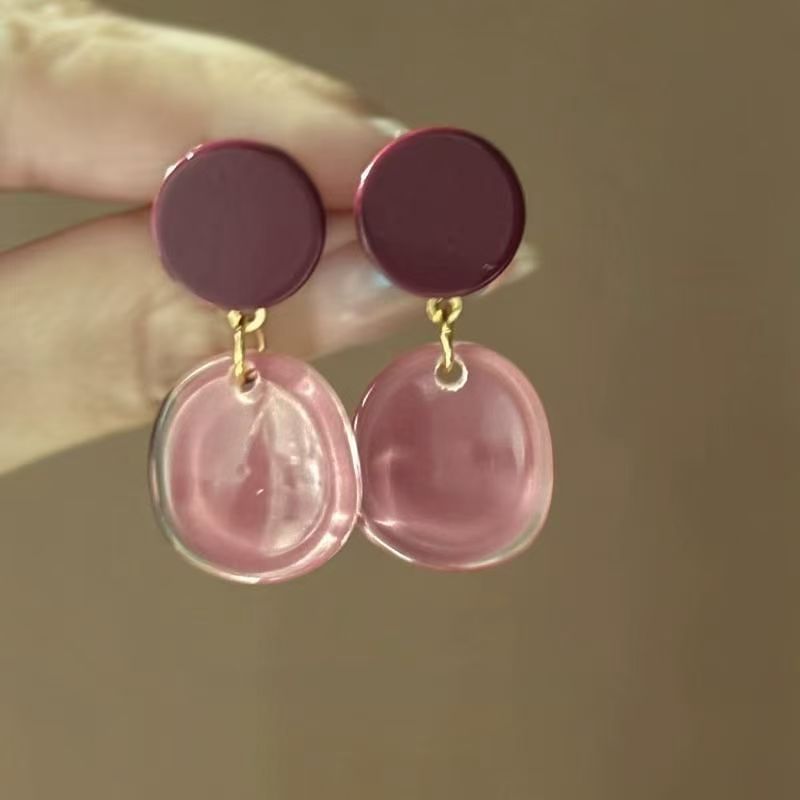 Acrylic Earring Drop Alloy