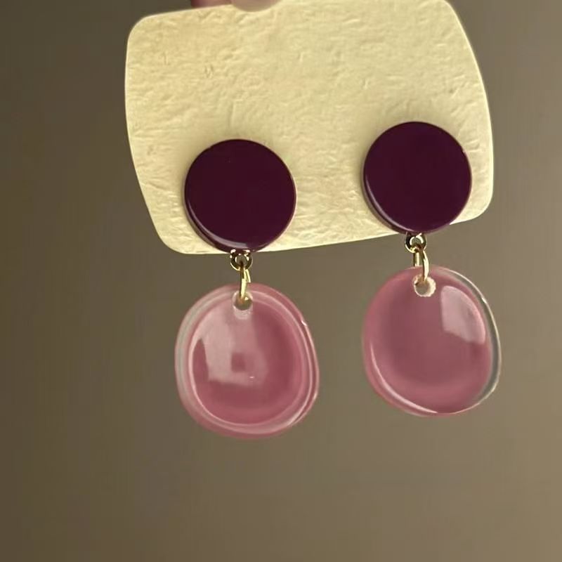 Acrylic Earring Drop Alloy