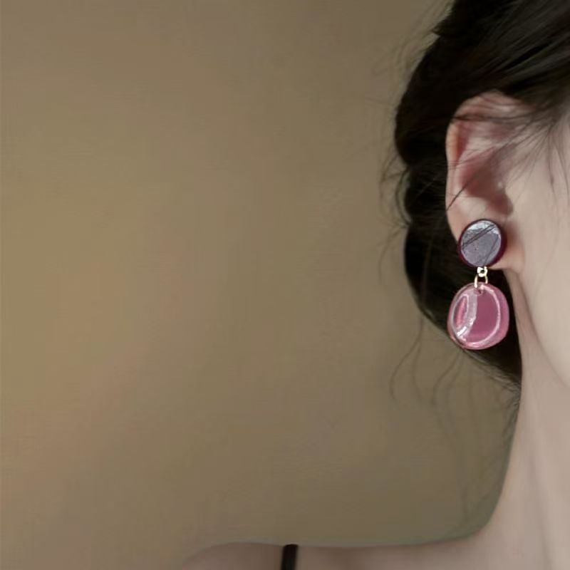 Acrylic Earring Drop Alloy