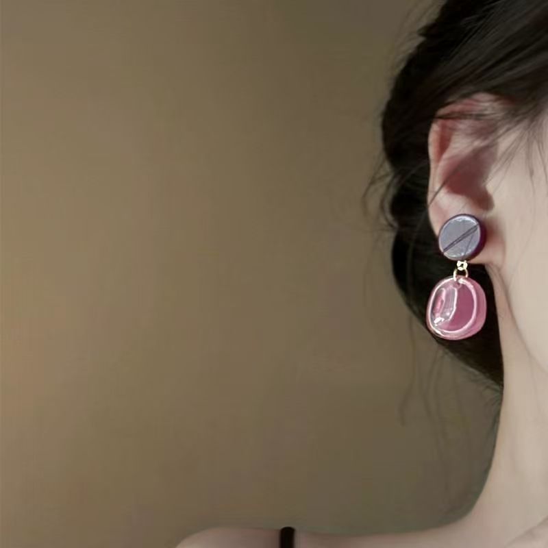 Acrylic Earring Drop Alloy