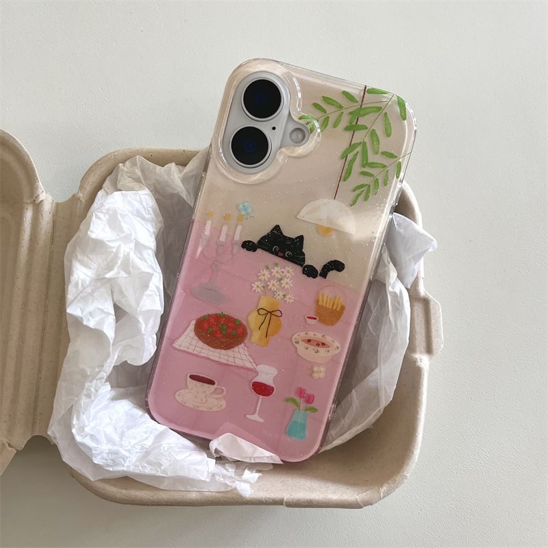 Cat Case Strap Set / Table Meal Phone