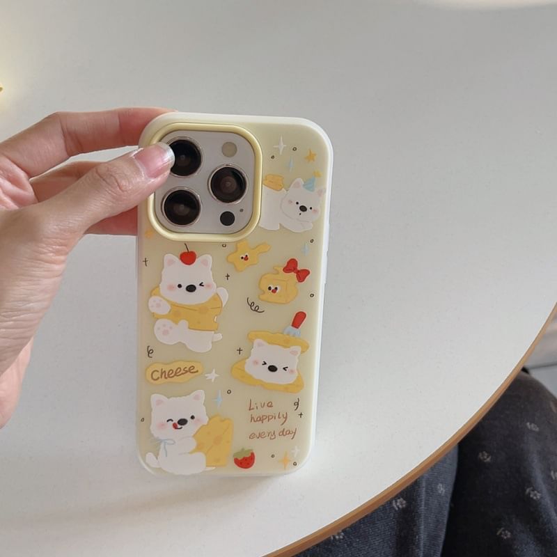 Charm Cheese Case Phone / Dog Set