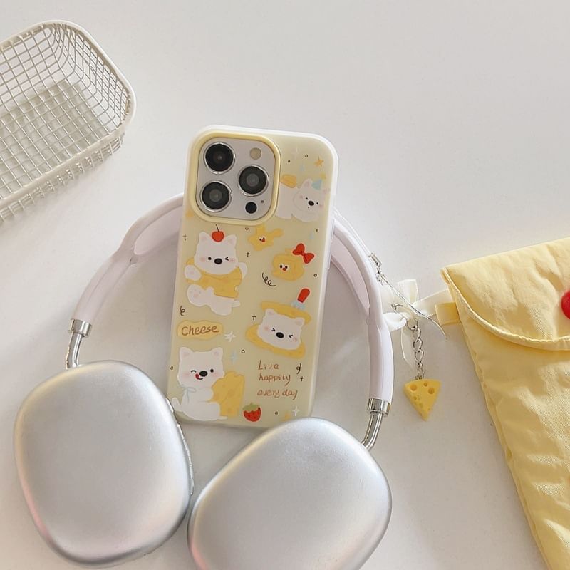 Charm Cheese Case Phone / Dog Set
