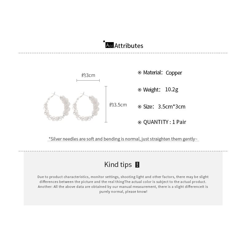 Earring Designs) Hoop (Various Alloy Twisted