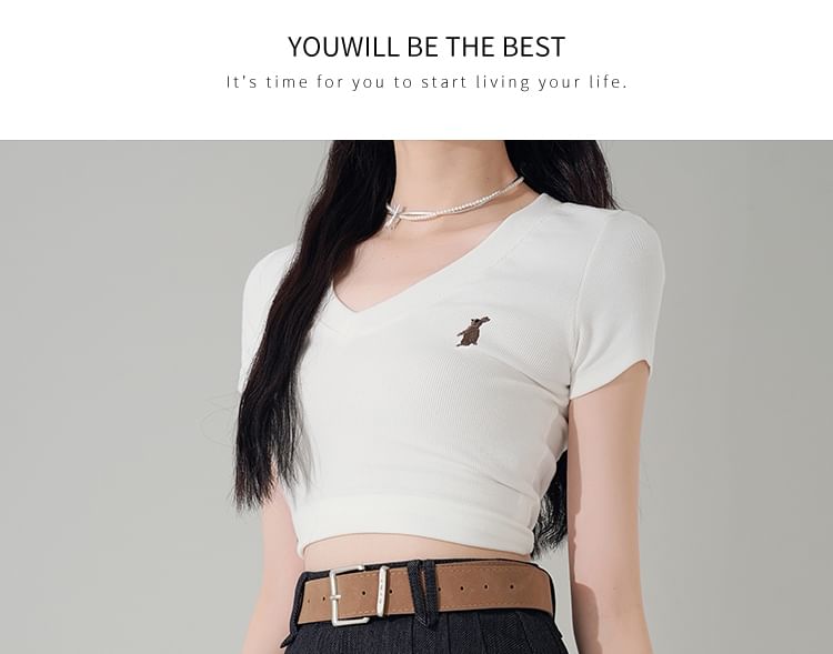 Denim High Skirt A-Line Pleated Waist Mini