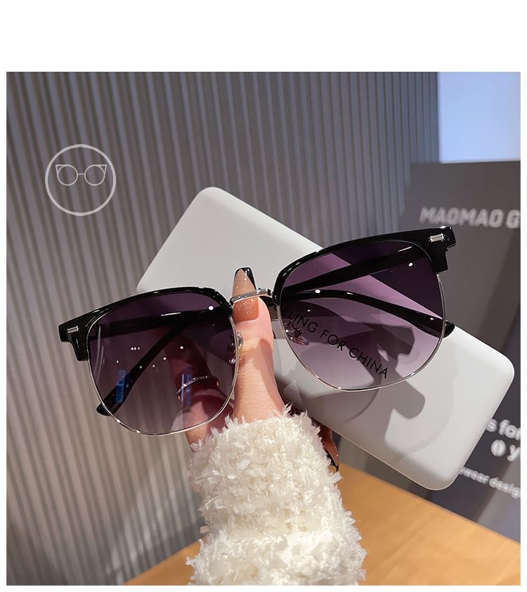 Half Cleaning Set Pouch / Designs) Fabric Sunglasses Polarized Case Cloth Frame (Various