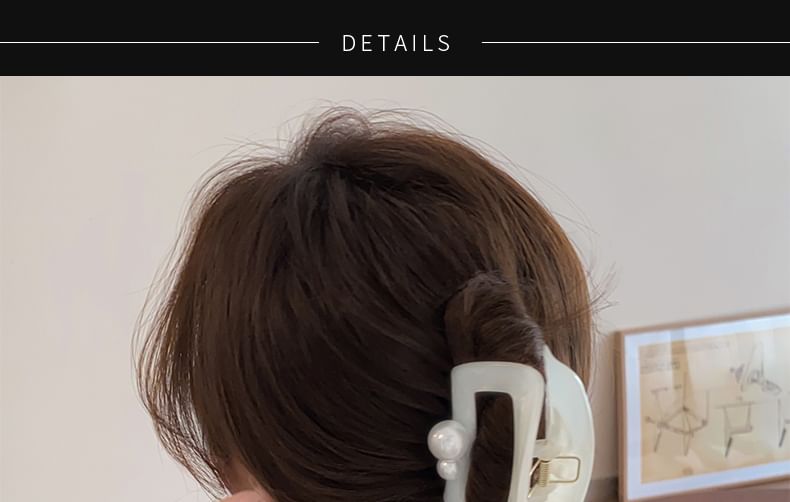 Hair Pearl Faux Claw Acrylic