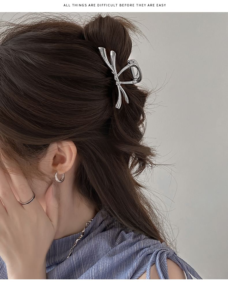 Hair Alloy Claw Bow