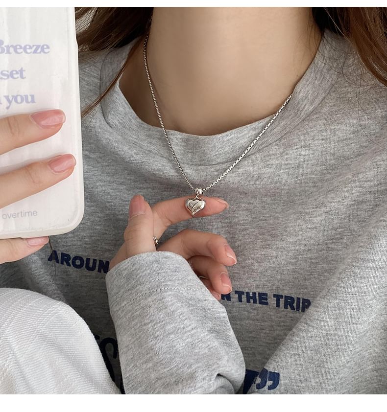 Alloy Heart Pendant Necklace