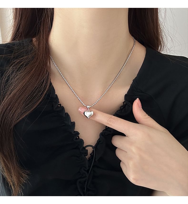 Alloy Heart Pendant Necklace