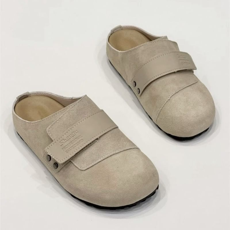 Leather Mules Genuine Platform