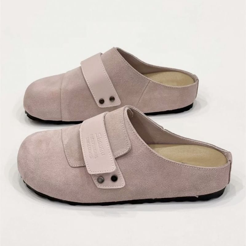 Leather Mules Genuine Platform