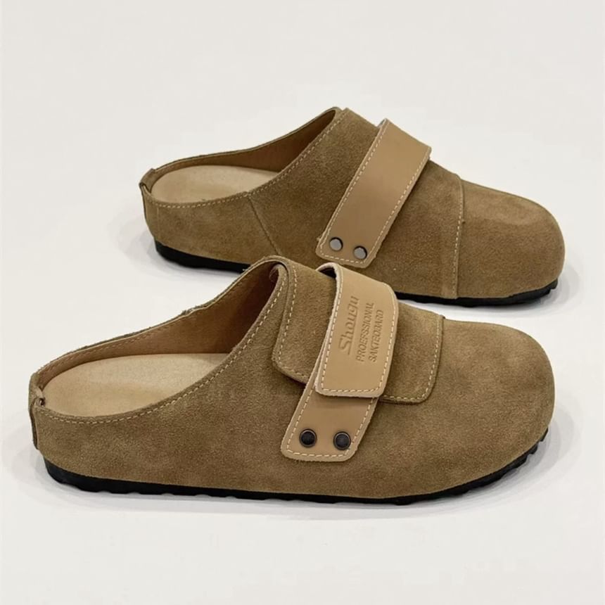 Leather Mules Genuine Platform