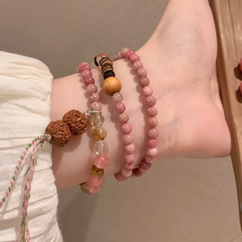 Designs) Bracelet Gemstone (Various Faux Alloy