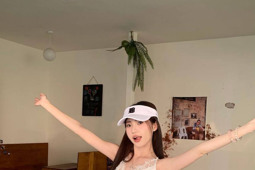 Slim High Rise Tank Panel Skirt Top Plain A-Line / Lace Fit Maxi