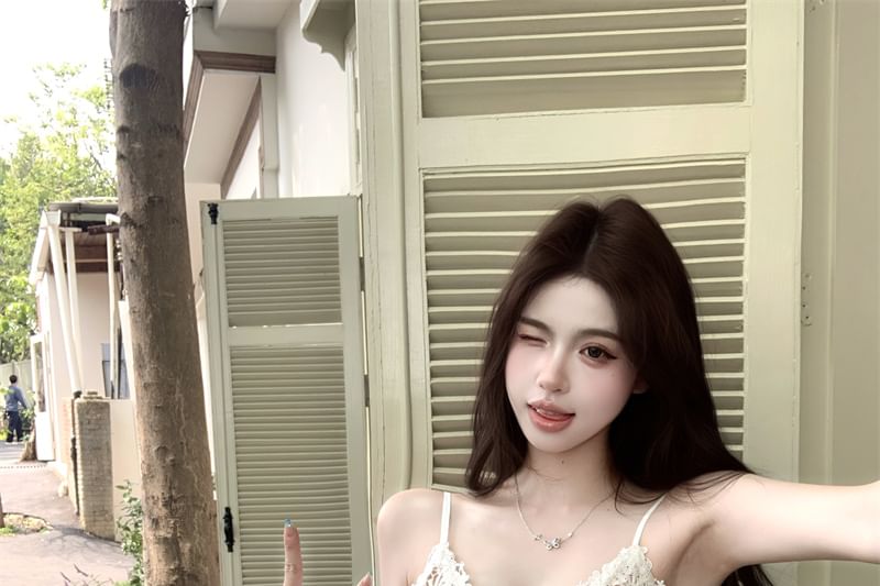 Top Panel Plain / Lace Cardigan Corset