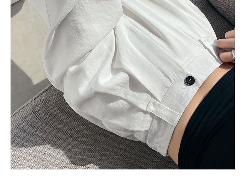 Plain Dress Pants Leg (Various Designs) High Waist Wide