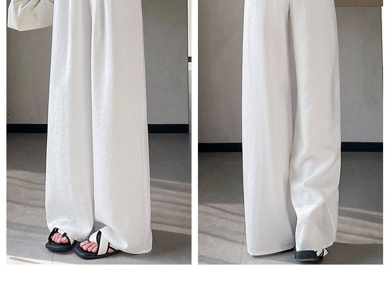 Plain Dress Pants Leg (Various Designs) High Waist Wide