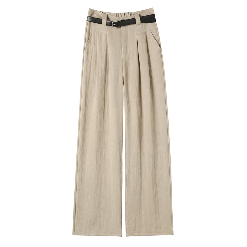 Wide Designs) (Various Pants Plain High Waist Dress Leg