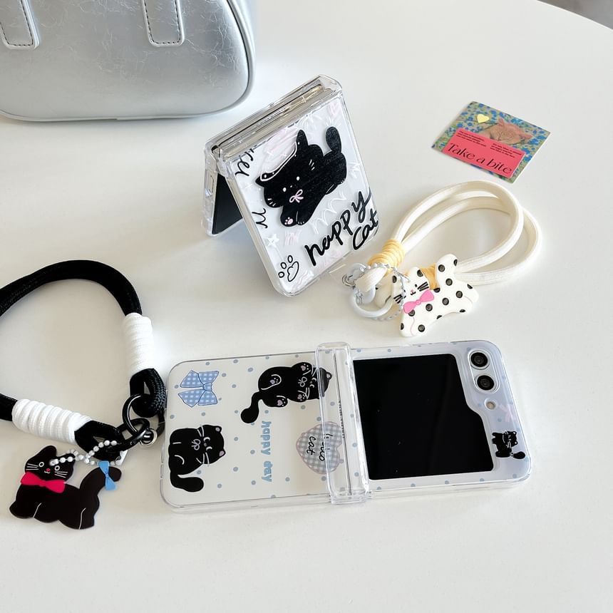Cat Strap Phone Case Set /