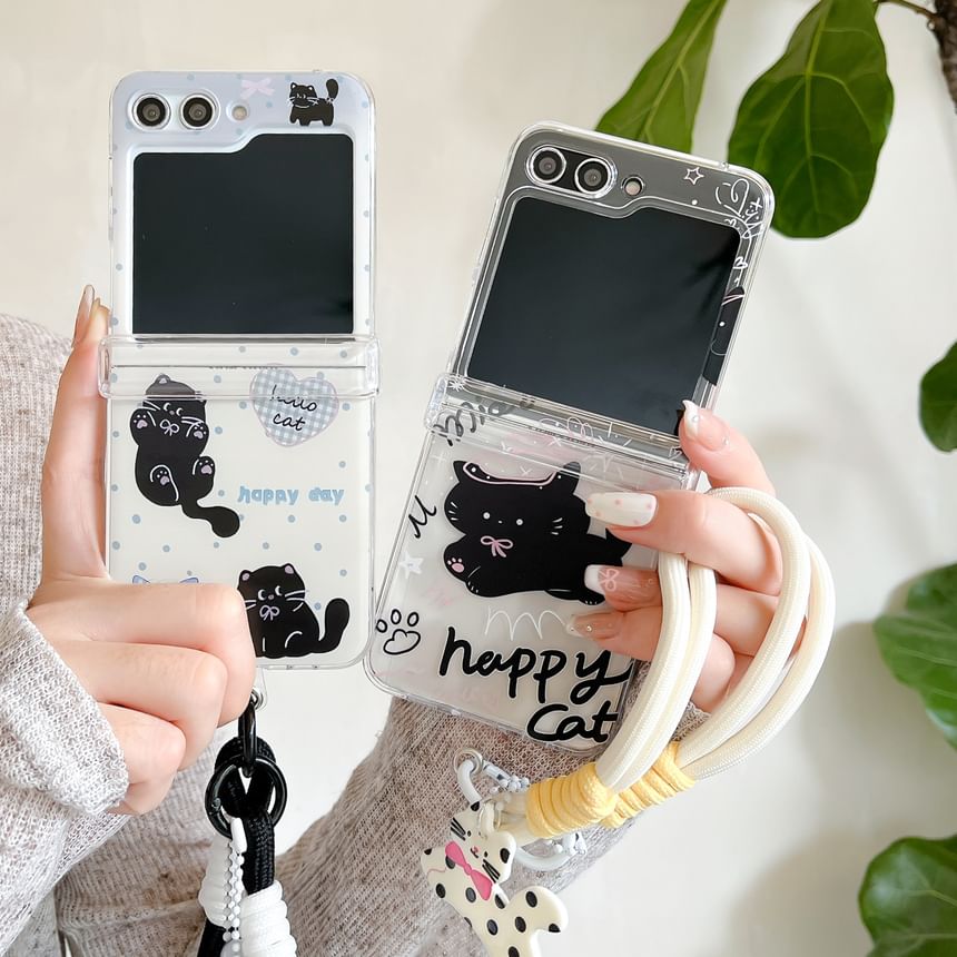 Cat Strap Phone Case Set /