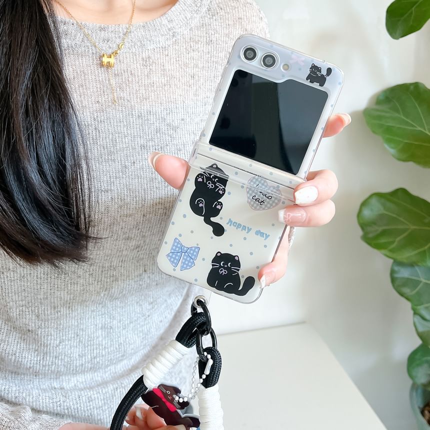 Cat Strap Phone Case Set /
