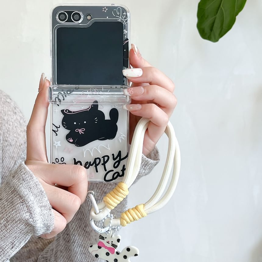 Cat Strap Phone Case Set /