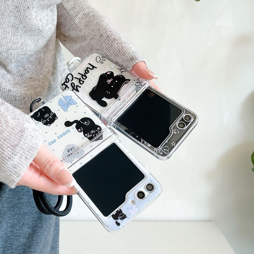 Cat Strap Phone Case Set /