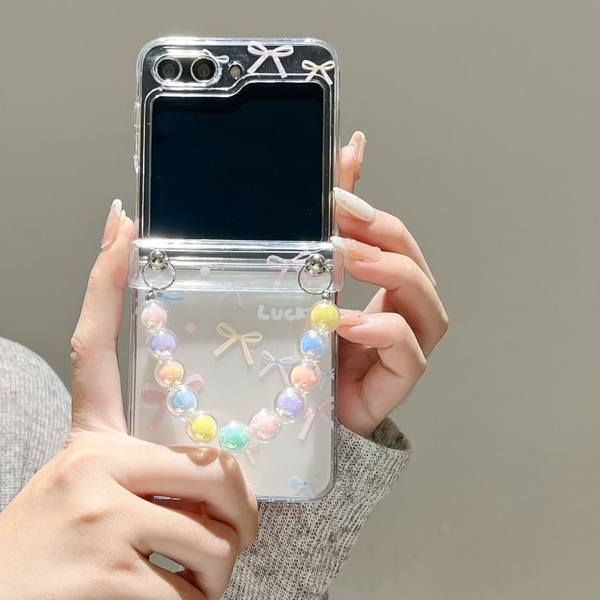 Heart Phone Strap / Set Bow Case