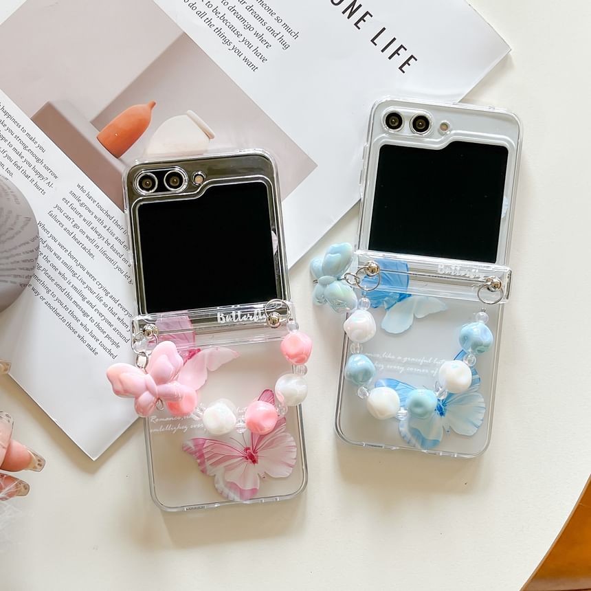 Phone / Butterfly Strap Set Case