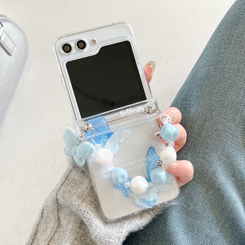 Phone / Butterfly Strap Set Case