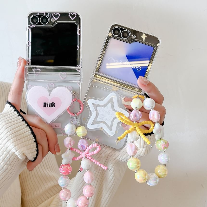 Set / Star Case Strap Phone Heart
