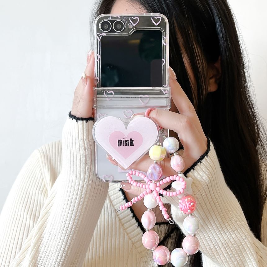 Set / Star Case Strap Phone Heart