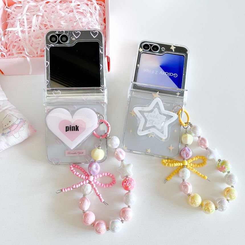 Set / Star Case Strap Phone Heart
