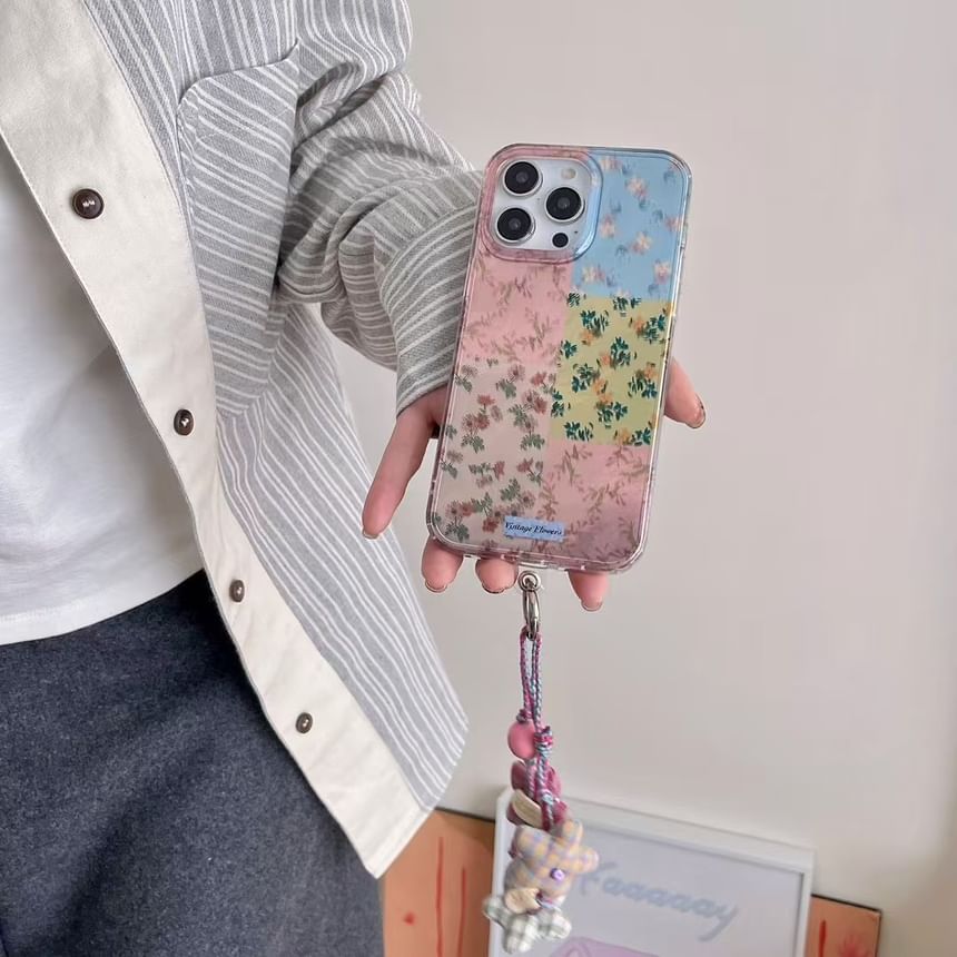 Floral Phone Panel Case