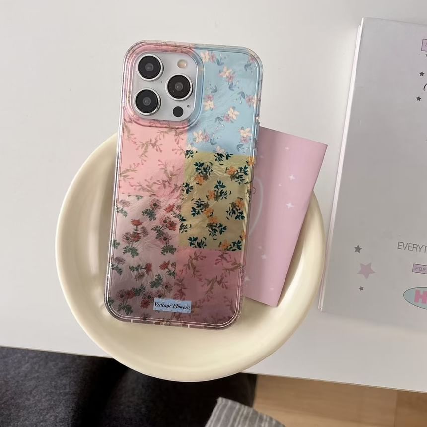Floral Phone Panel Case