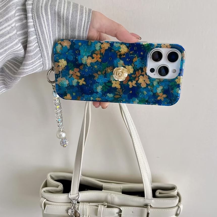 Strap Case Floral Set Phone /