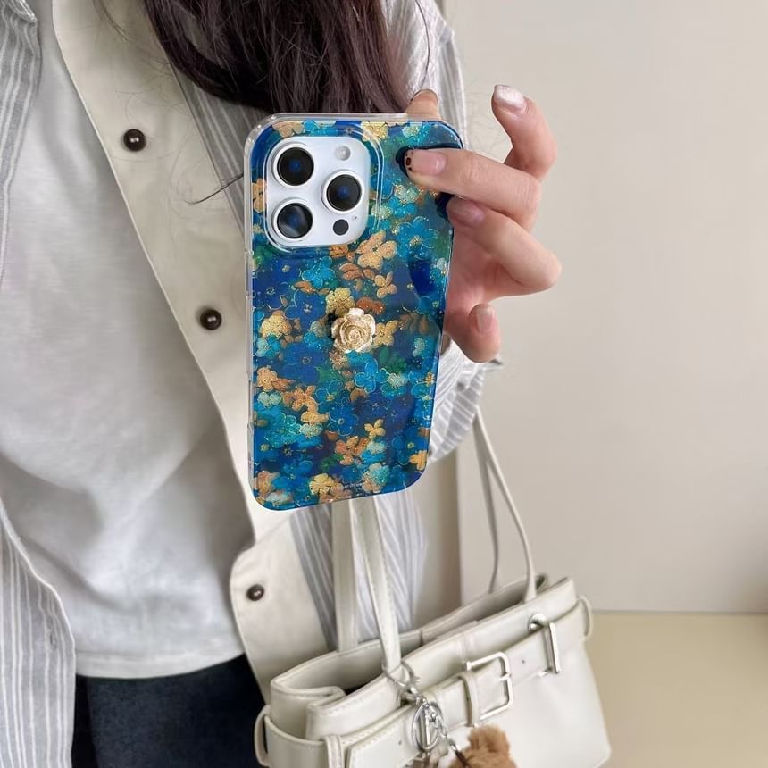 Strap Case Floral Set Phone /