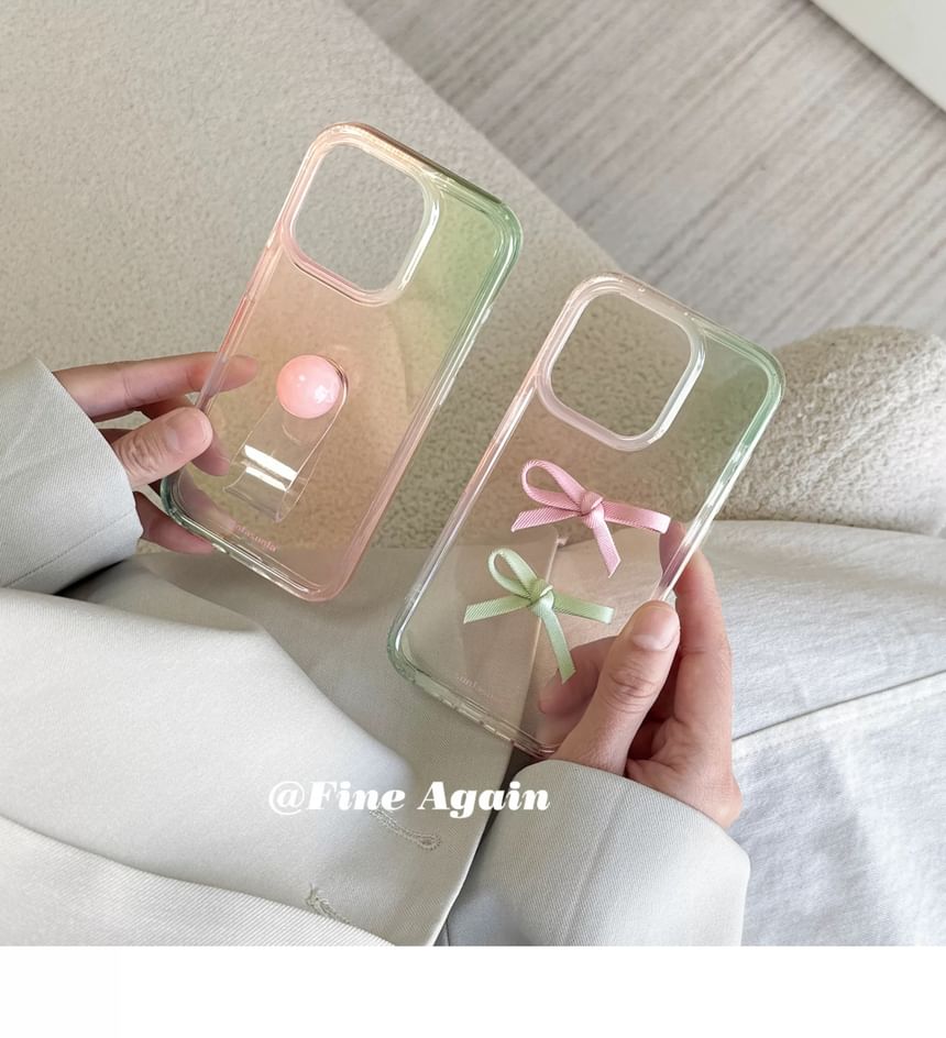 / Strap Case Ribbon Finger Phone