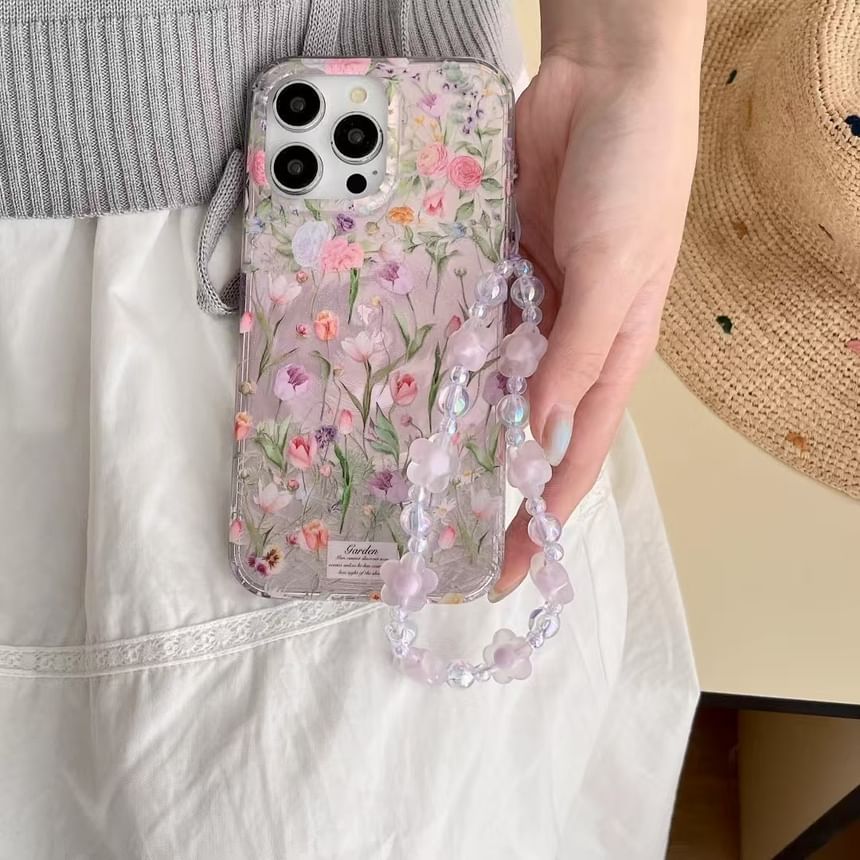 Floral Phone / Case Strap Set