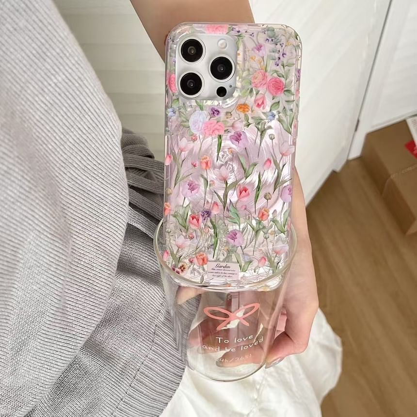 Floral Phone / Case Strap Set