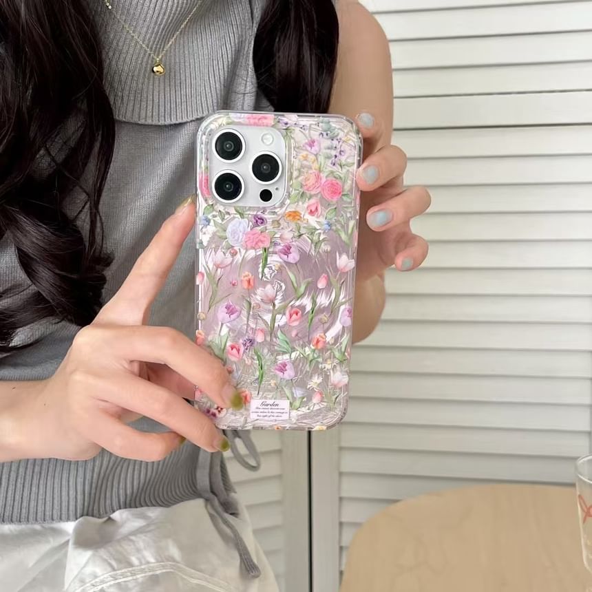 Floral Phone / Case Strap Set