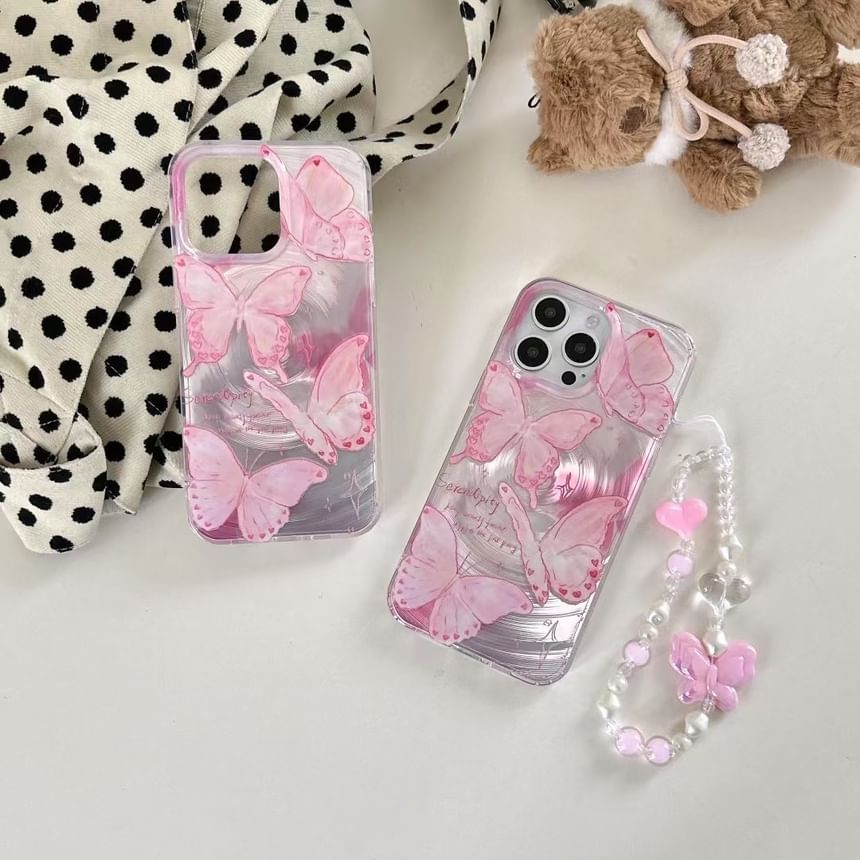 Case Phone Strap / Set Floral