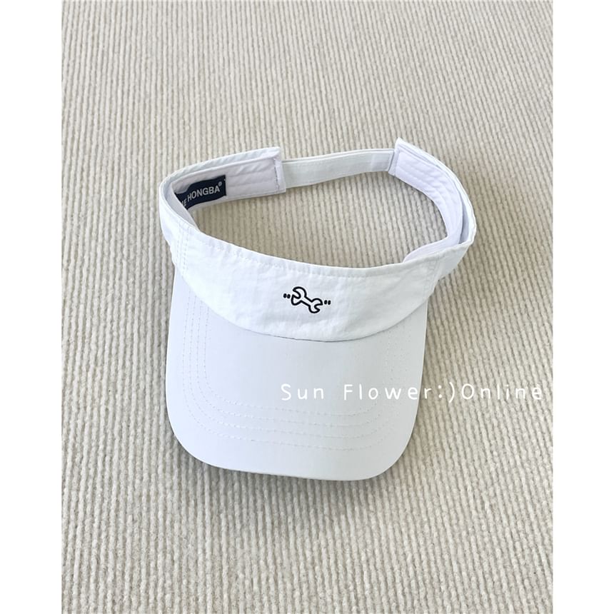 Embroidered Sun Wrench Visor